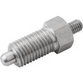 Kipp Indexing Plungers threaded pin, Style E, metric K0341.11903